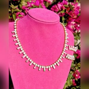 Vintage Milkglass Demi Parure